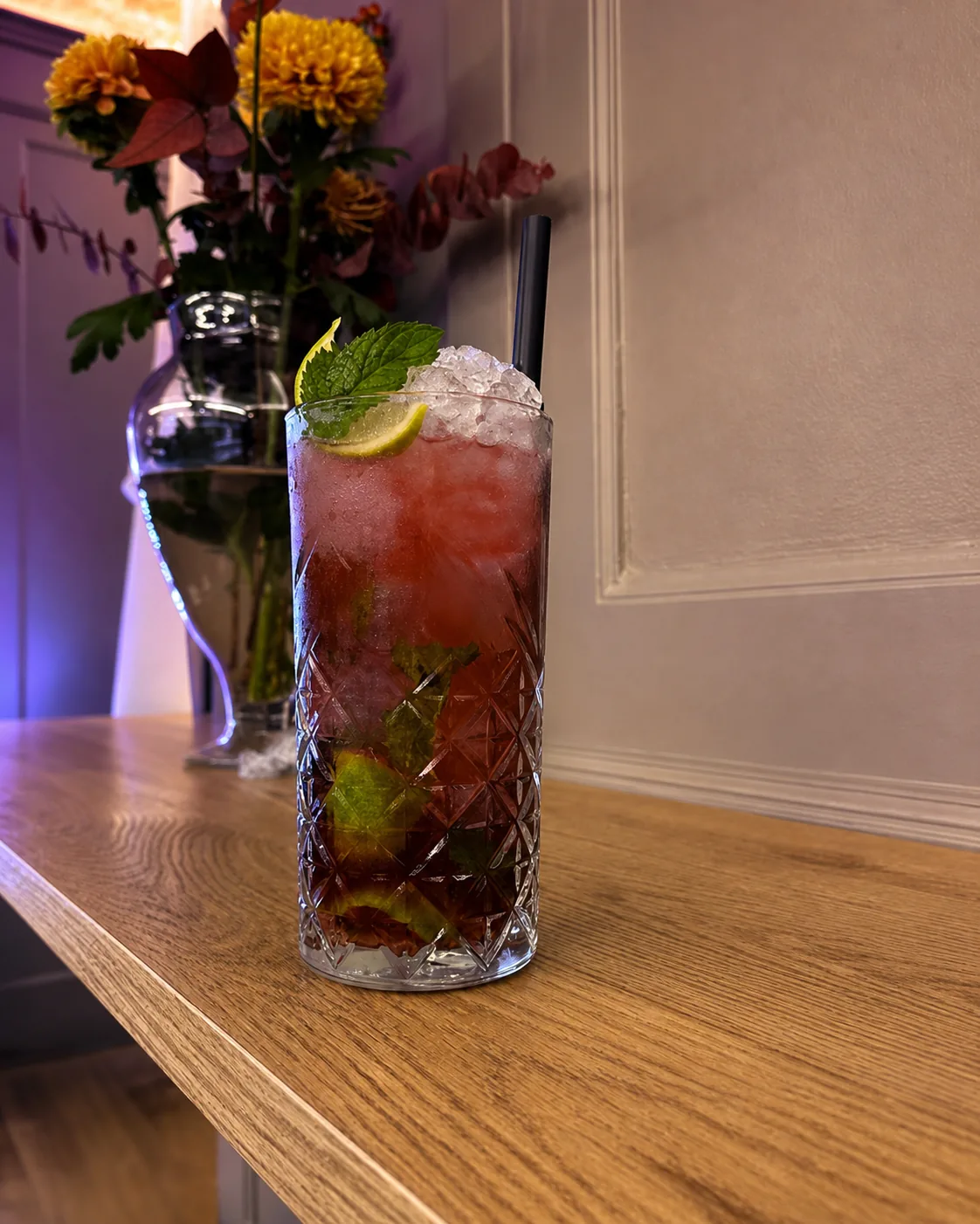 Un mojito preparato al Caffè Grande